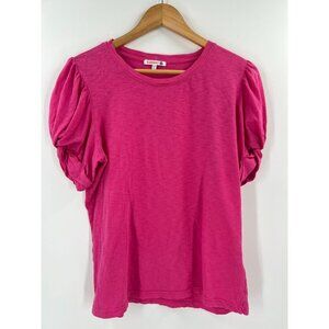 Sundry Women Size 2 US Medium Pink Puff Short Sleeve Top